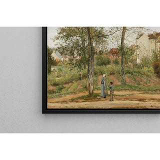 Reproduction Maisons à Bougival Automne - Camille Pissarro