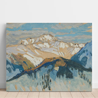 Reproduction Montagnes, étude de Suisse - Anna Boberg