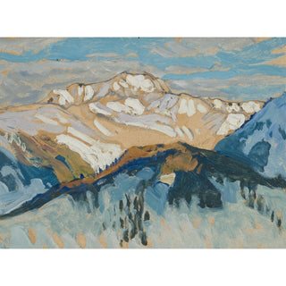 Reproduction Montagnes, étude de Suisse - Anna Boberg