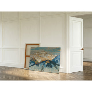 Reproduction Montagnes, étude de Suisse - Anna Boberg