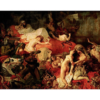Reproduction Mort de Sardanapale - Eugène Delacroix