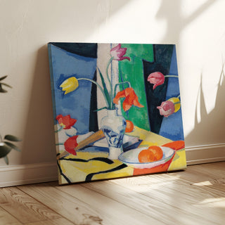 Reproduction Nature morte avec des tulipes - Samuel John Peploe