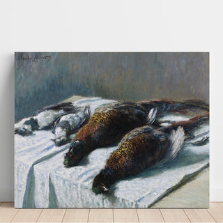 Reproduction Nature morte avec faisans et pluviers - Claude Monet