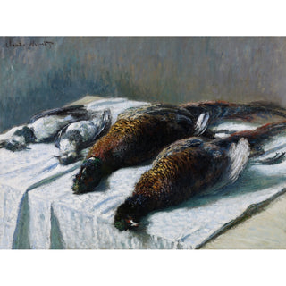 Reproduction Nature morte avec faisans et pluviers - Claude Monet