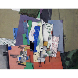 Reproduction Nature morte géométrique II - Georges Valmier