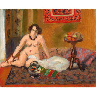 Reproduction "Nu Accroupi Près d’un Aquarium" - Henri Matisse