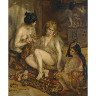 Reproduction Parisiennes en costume algérien ou en harem - Pierre-Auguste Renoir