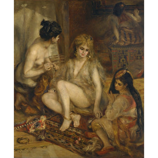 Reproduction Parisiennes en costume algérien ou en harem - Pierre-Auguste Renoir