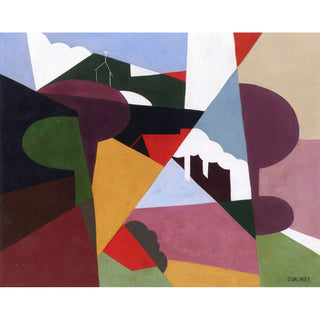 Reproduction Paysage, La Ciotat - Georges Valmier