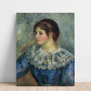 Reproduction Portrait en Buste de Jeune Fille - Pierre-Auguste Renoir