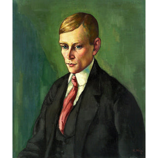 Reproduction Portrait of a Man - Konrad Mägi