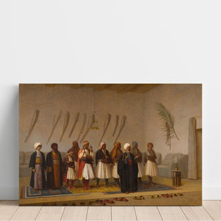 Reproduction Prière dans la maison du chef Arnaut - Jean-Léon Gérôme