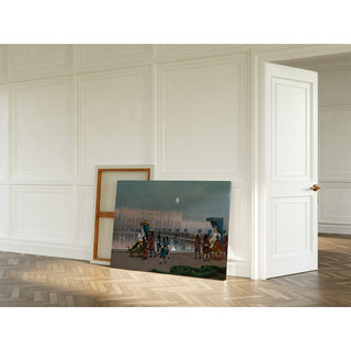 Reproduction Promenade de la Cour dans les Jardins de Versailles - Jean-Léon Gérôme