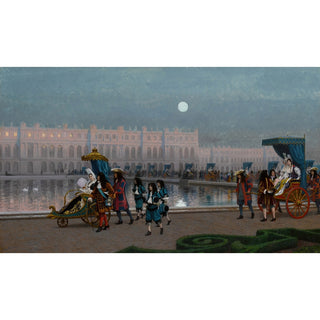 Reproduction Promenade de la Cour dans les Jardins de Versailles - Jean-Léon Gérôme