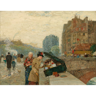 Reproduction Quai Saint Michel - Childe Hassam