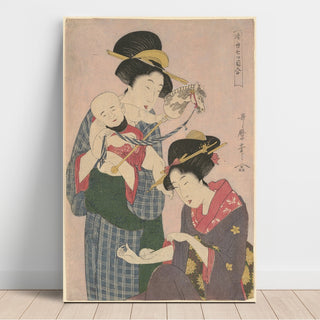 Reproduction Rat et cheval - Kitagawa Utamaro