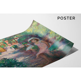 Reproduction Sous les mimosas les filles de l'artiste - Arnold Peter