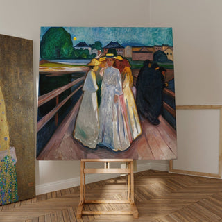 Reproduction Sur le pont - Edvard Munch