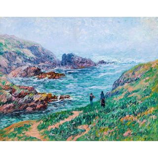 Reproduction Temps brumeux en Bretagne - Henry Moret
