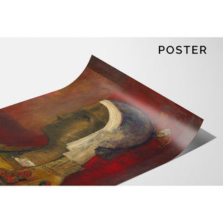 Reproduction Tête symbolique - Odilon Redon