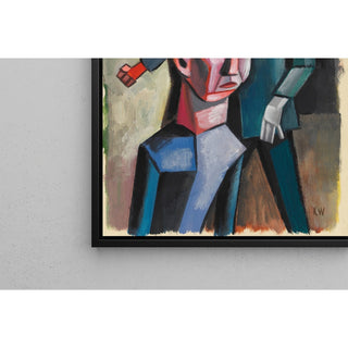 Reproduction Trois hommes, sans date vers 1935 - Karl Wiener