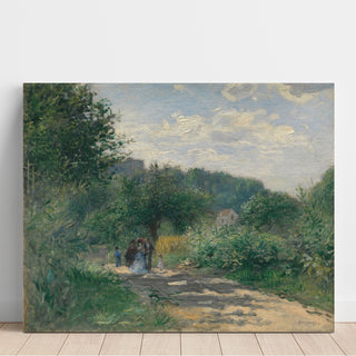 Reproduction Une route à Louveciennes - Pierre-Auguste Renoir