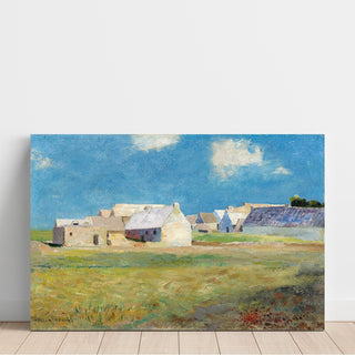 Reproduction Village Breton - Odilon Redon