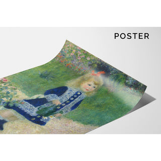 Reproduction de La Petite Fille à l'arrosoir - Pierre-Auguste Renoir