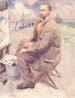 L'artiste peignant au bord de la mer - Richard Baseleer — Ansicht des Kunstwerks