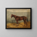 Le cheval de course Fantôme - Richard Benno Adam — gerahmtes Bild an der Wand