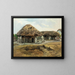 Schweinehütte in Dunatettlen - Richard Benno Adam — gerahmtes Bild an der Wand