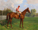 Titina mit dem Jockey Bernard Carlslake - Richard Benno Adam — Ansicht des Kunstwerks