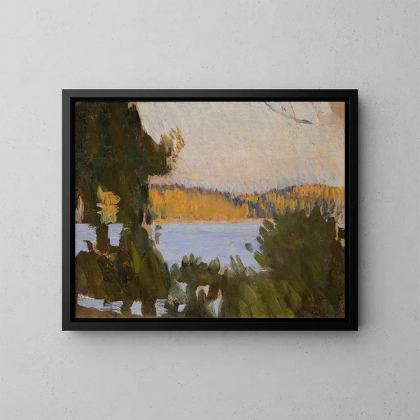 Strand bei Sbyholm - Richard Bergh — gerahmtes Bild an der Wand