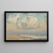 Szenen am Nachmittag am Strand - Richard Blossom Farley — gerahmtes Bild an der Wand