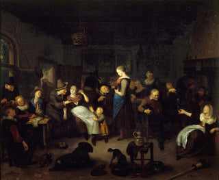 Innenaufnahme eines Kabaretts - Richard Brakenburgh — Ansicht des Kunstwerks