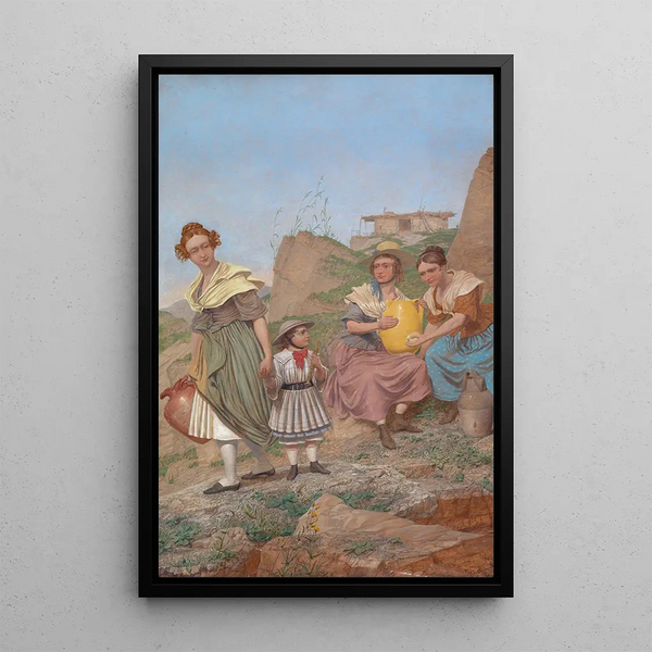 Negation - Richard Dadd — gerahmtes Bild an der Wand