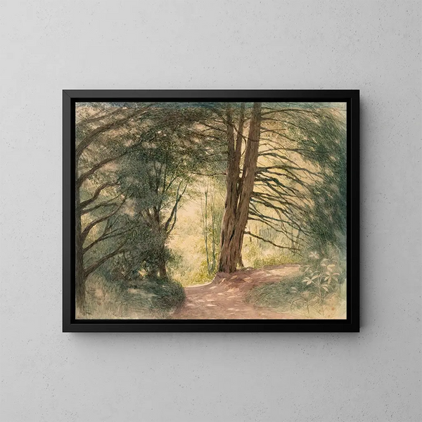 Boxhill, Surrey - Richard Doyle — gerahmtes Bild an der Wand