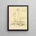 L'apparition de Tamara - Richard Duppa — gerahmtes Bild an der Wand