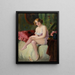 Dame im Boudoir - Richard Geiger — gerahmtes Bild an der Wand