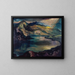 Bergsee - Richard Harlfinger — gerahmtes Bild an der Wand
