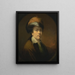 Portrait eines jungen Mannes - Richard Hurleston — gerahmtes Bild an der Wand