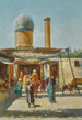 Eine Straße in Taschkent - Richard Karlovich Zommer — Ansicht des Kunstwerks