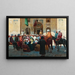 Samarcande vor der Cher-Dor-Madrasa - Richard Karlovich Zommer — gerahmtes Bild an der Wand