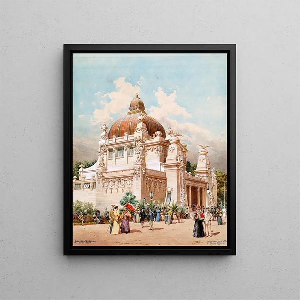 Richard Moser - Die Jubilumsausstellung in Wien 1898 Pavillion der Stadt Wien.webp