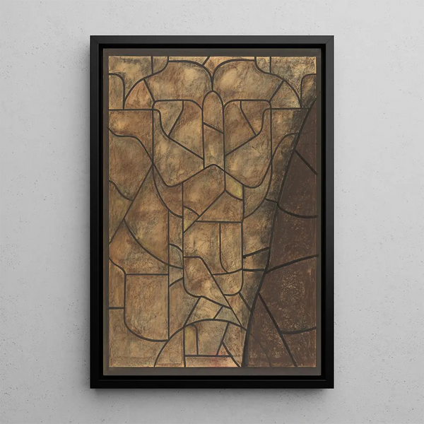 Projekt für Fenster im Nordquerhaus der Kathedrale von Utrecht 42 - Richard Nicolas Roland Holst — gerahmtes Bild an der Wand