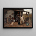 Ein Tausch von Hunden - Richard Norris Brooke — gerahmtes Bild an der Wand