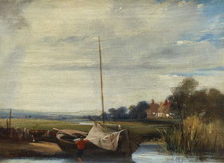 Richard Parkes Bonington - A River in Normandy.webp