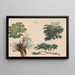 Bäume und Laub - Richard Pettigrew Leitch — gerahmtes Bild an der Wand