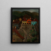 Kleine Stadt - Richard Teschner — gerahmtes Bild an der Wand