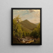 Ein Bergbach - Richard William Hubbard — gerahmtes Bild an der Wand